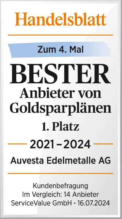 Handelsblatt - Deutschlands beste Anbieter von Goldsparplänen